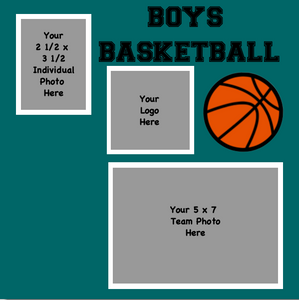 Basketball (Boys) 2 1/2 x 3 1/2 + 5 x 7
