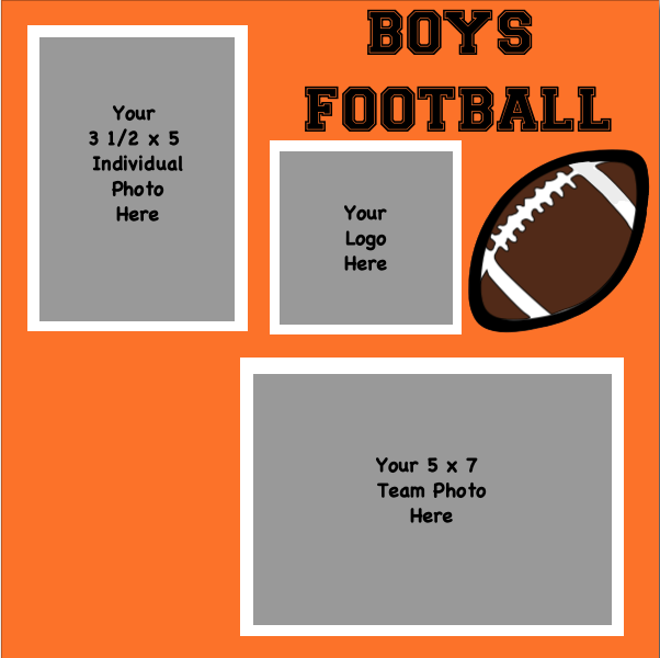 Football (Boys) 3 1/2 x 5 + 5 x 7