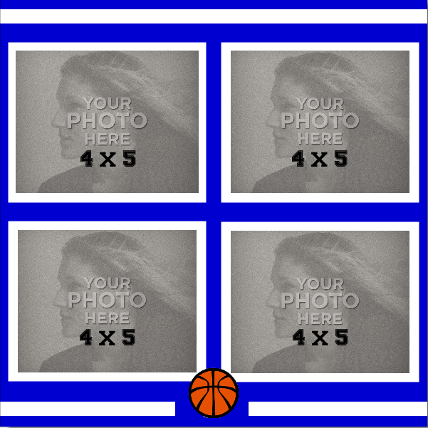Basketball - Add A Page BASKX003
