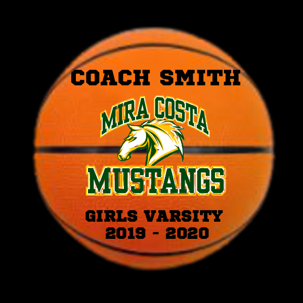 Custom Hand Painted Basketball for The Coach / Asst. Coach