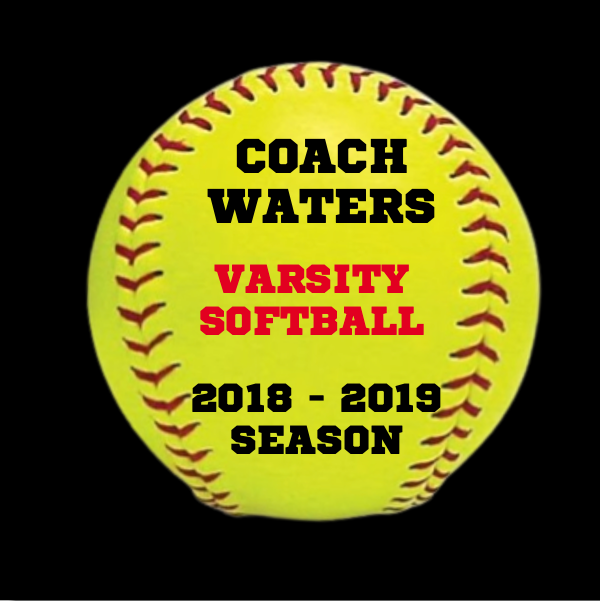 Custom Hand Painted Softball for Coach / Asst. Coach