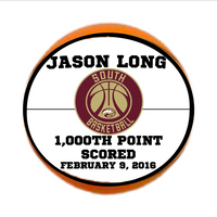 Custom Hand Painted Basketball for Individual Accomplishment