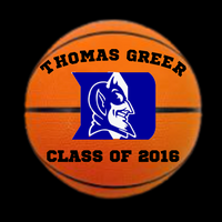 Custom Hand Painted Basketball for Signing Day