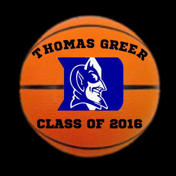 Custom Hand Painted Basketball for Signing Day