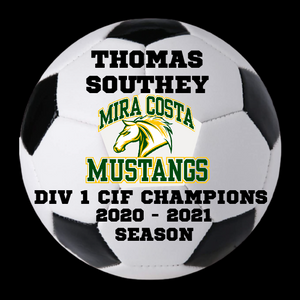 Custom Hand Painted Soccer Ball for Team Accomplishment