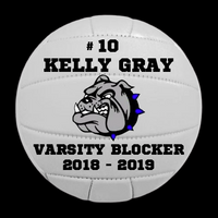 Custom Hand Painted Volleyball for Individual Team Member