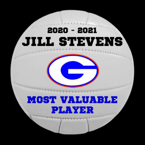Custom Hand Painted Volleyball for Team Accomplishment